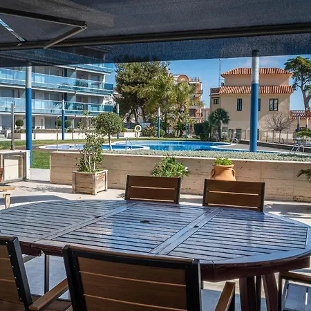 Apartment At062 Planta Baja En 1ra Linea Con Salida A La Piscina, Completamente Equipado *